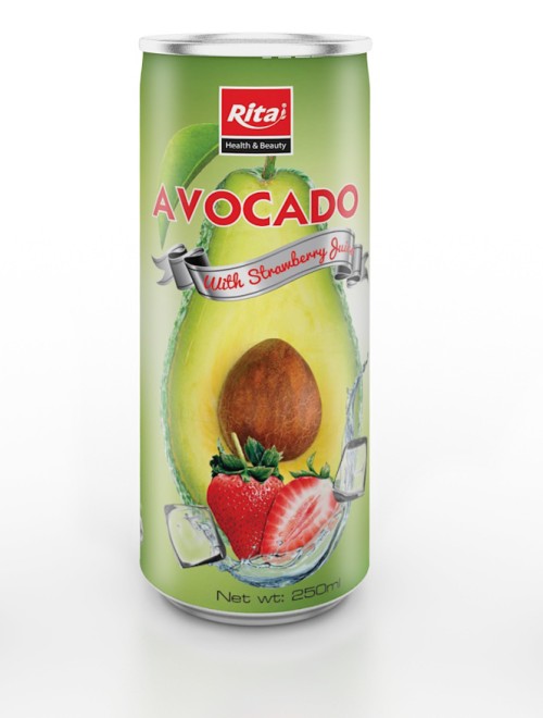 250ml Avocado with Strawberry